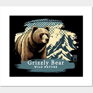 Grizzly Bear - WILD NATURE - GRIZZLY -15 Posters and Art